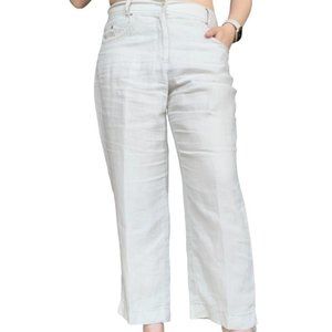 Olsen Europe Anna wide leg linen pants